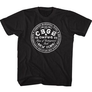 CBGB New York Toddler T-Shirt 2T | Punk Rock Unisex Graphic Tee Black